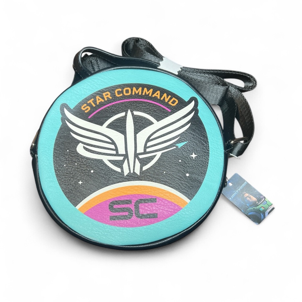 Pixar Lightyear Star Command Round Crossbody‎ Bag Disney Adjustable